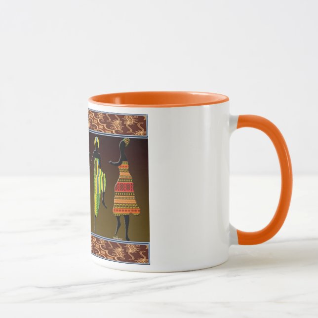 Taza Golpe de pies tribal africano (Derecha)