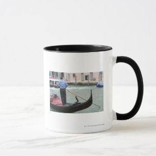 Taza Góndolas en el canal de Venecia