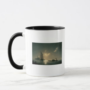 Taza Gondolero en el mar por la noche, 1843