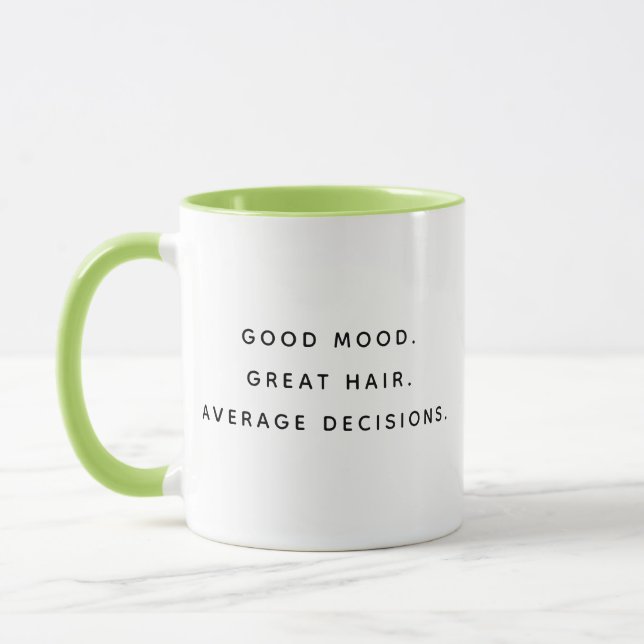 Taza Good Mood Happy Humorous Coworker Mug (Izquierda)