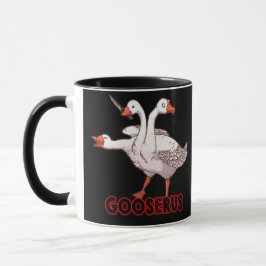 Taza Goose y Cerberus Mug negros