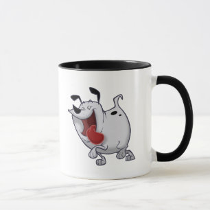 Taza gorda del perro