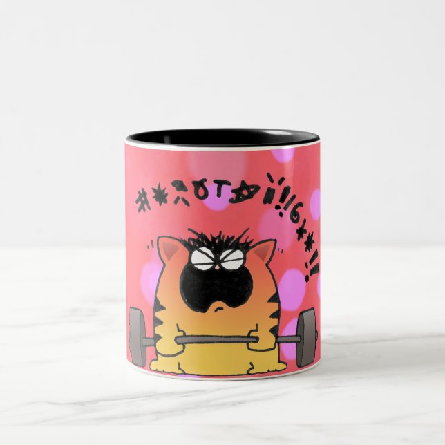Taza gorda divertida gorda divertida del peso de (Centro)