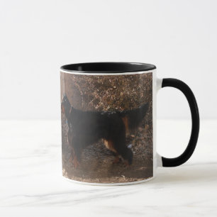 Taza Gordon Setter Ceramic Ringer Mug
