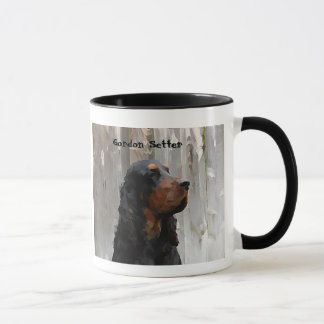 Taza Gordon Setter Head Painting on a Ceramic Mug