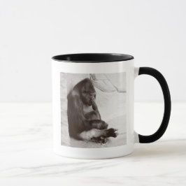 Taza Gorila durmiente de la fotografía