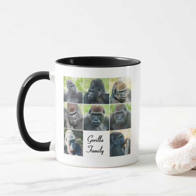 Taza Gorilla Family (Con donut)