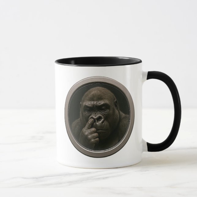Taza Gorille doigt dans le nez (Derecha)