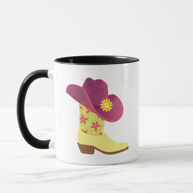 Taza Gorra y arranque de cowboy (Izquierda)