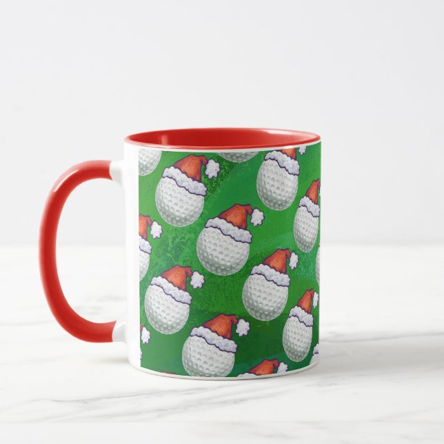 Taza Gorras de Navidades de Golf Ball (Izquierda)