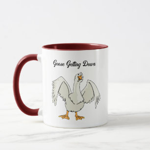 Taza Gosa blanca bajando a Personalizado de baile graci