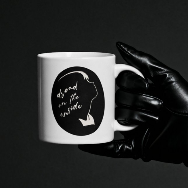 Taza Goth Girl Aesthetic Dread Inside Dead Ghost Girl (Subido por el creador)