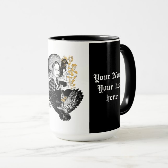 Taza Gothic Night Owl and woman (Anverso derecho)