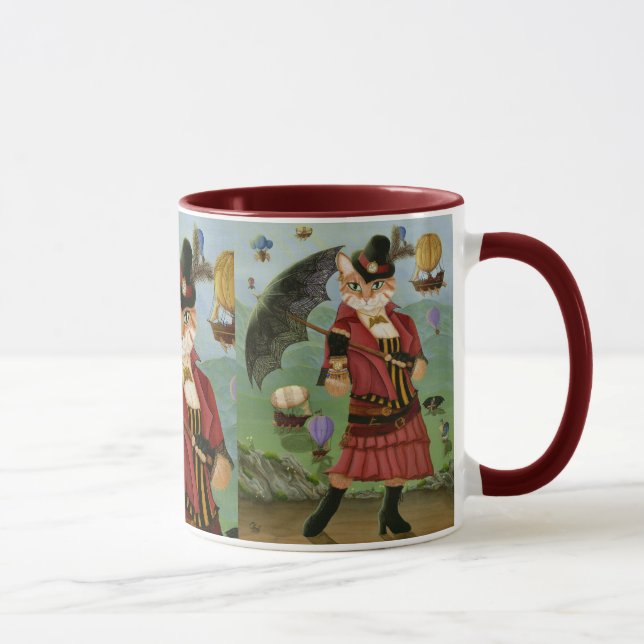 Taza gótica del arte de la fantasía del Victorian (Derecha)