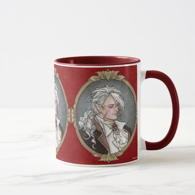 Taza gótica del vampiro de Le Portrait Du (Derecha)