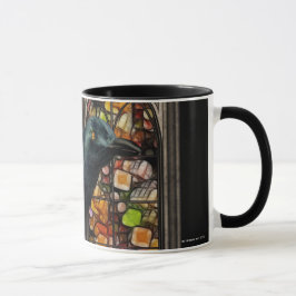 Taza Gótica Raven Stained Glass Gótico Digital Art Mugs