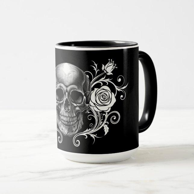 Taza Gótico elegante y romántico (Anverso derecho)
