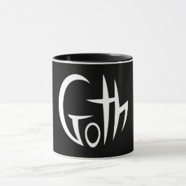 Taza Gótico (Letras apuntadas)