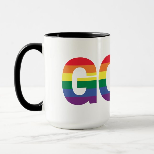 Taza Gótico LGBTQ+ Regenbogen (Izquierda)
