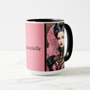 Taza Gótico Rosa Lady Coffee Mug
