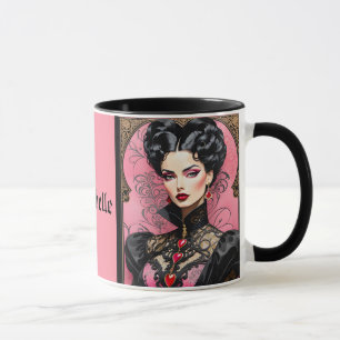 Taza Gótico Rosa Lady Coffee Mug