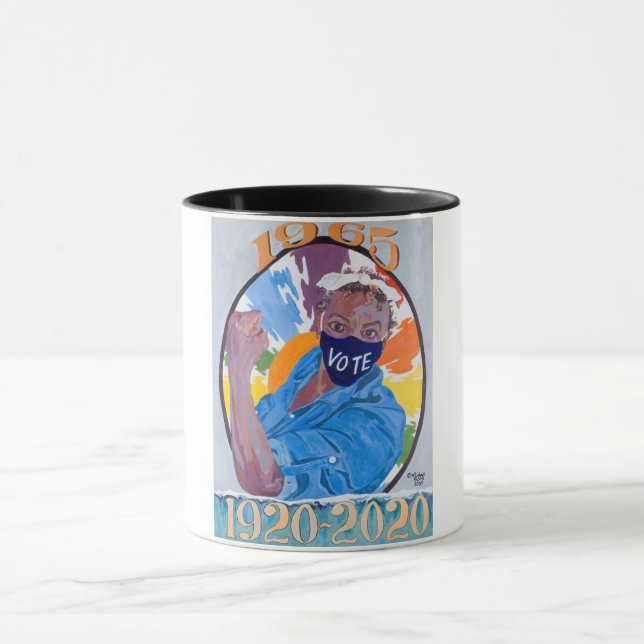 Taza GOTV/Rainbo Rosa Coffee Mug. (Centro)