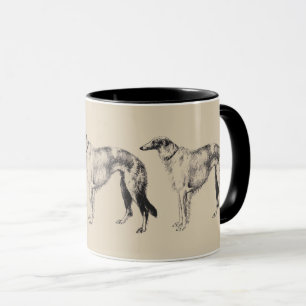 Taza Grabado Borzoi Martynow
