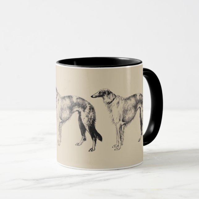 Taza Grabado Borzoi Martynow (Anverso derecho)