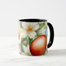Graceful Apple Blossom, Tulips y Huevos de Pascua