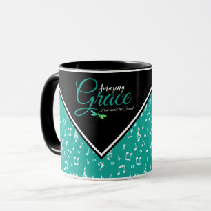 Taza Gracia asombrosa Símbolos musicales