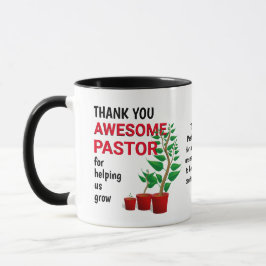 Taza Gracias Apreciación Alegre PASTOR