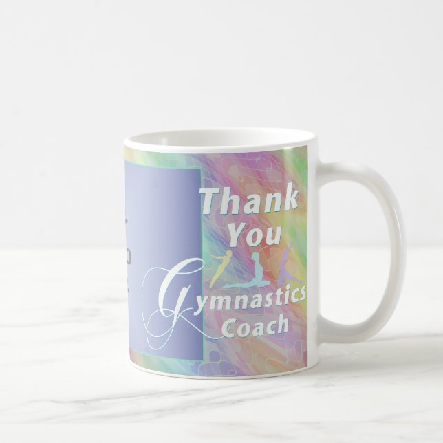 Taza Gracias, entrenador de gimnasia, foto (Derecha)
