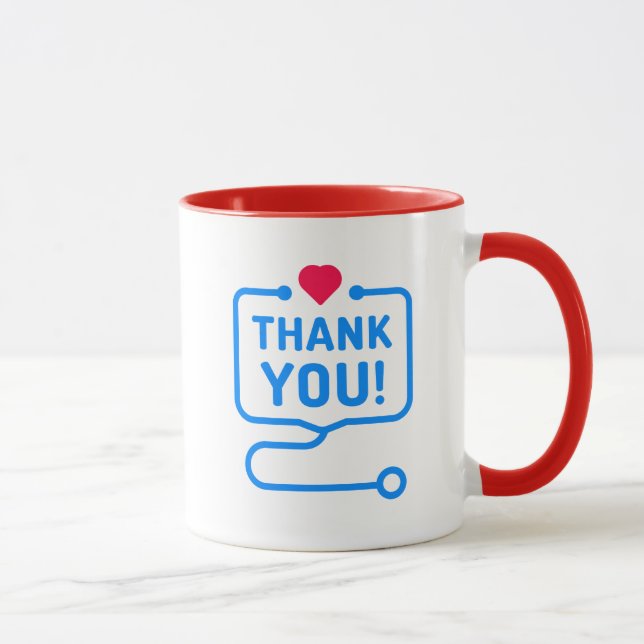 Taza Gracias| Estetoscopio cardíaco (Derecha)