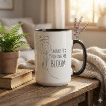 Gracias Por Ayudarme A Bloom Mug