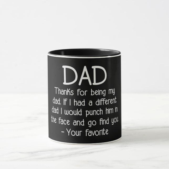 Taza Gracias Por Ser Mi Padre (Centro)