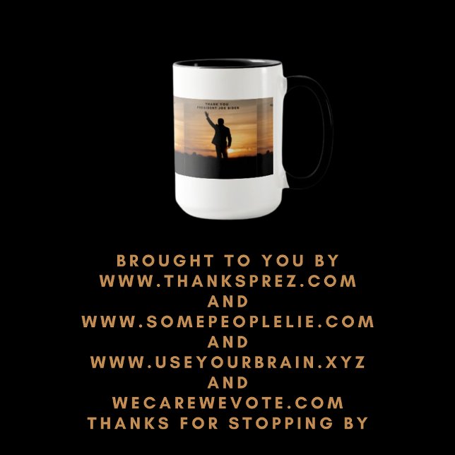 Taza Gracias Presidente Joe Biden (Subido por el creador)