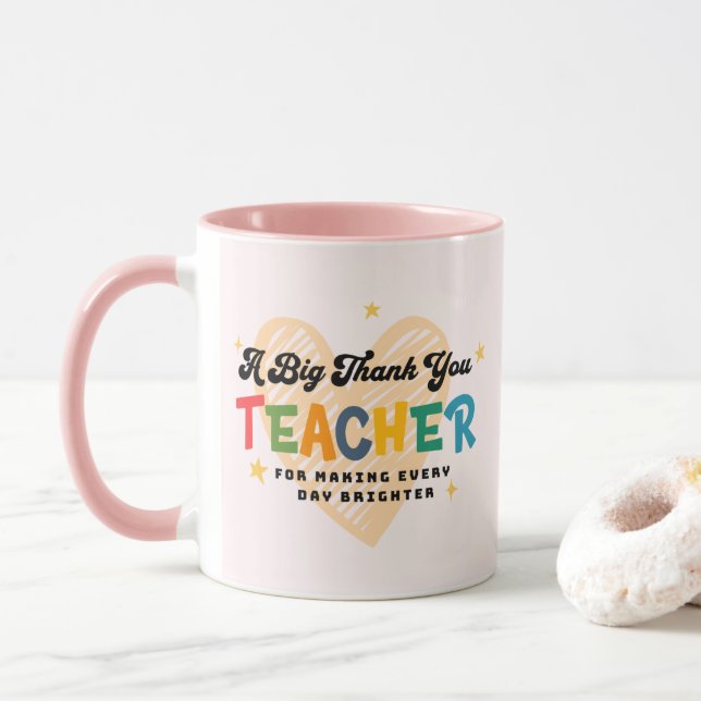 Taza Gracias profesor mug (Con donut)
