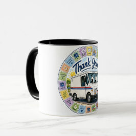 Taza Gracias trabajadores de correos apreciación