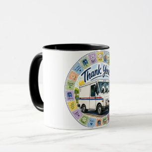 Taza Gracias trabajadores de correos apreciación
