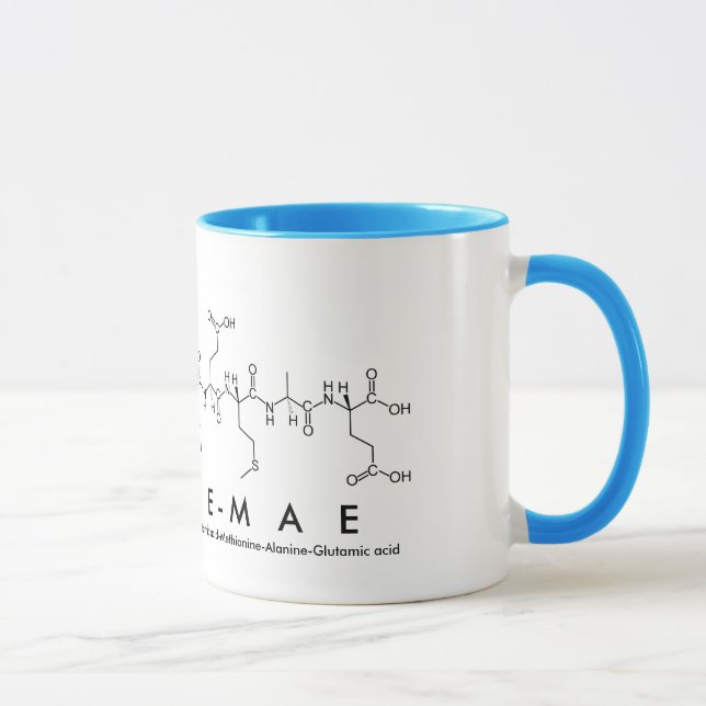 Taza Gracie-Mae peptide nombre mug (Derecha)