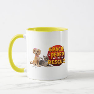 Taza Gracie y Pedro Dynamic Duo