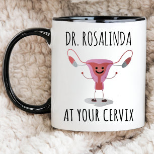 Taza Graciosa Apreciación OBGYN Gracias Médico bebé Gif