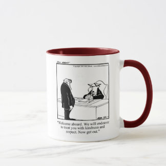 Taza Graciosa Bienvenida De Management Mug