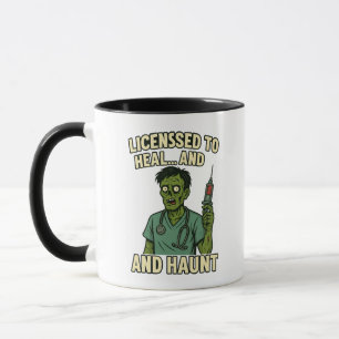 Taza Graciosa cirugía de Halloween Mug