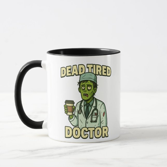 Taza Graciosa cirugía de Halloween Mug (Izquierda)