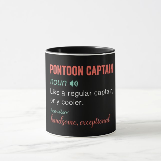 Taza Graciosa definición de capitán Pontoon (Centro)