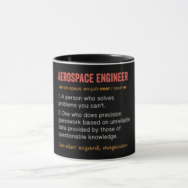 Taza Graciosa definición de ingeniero aeroespacial (Centro)