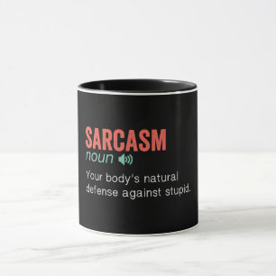 Taza Graciosa definición de sarcasmo