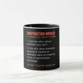 Taza Graciosa definición de trabajador de construcción