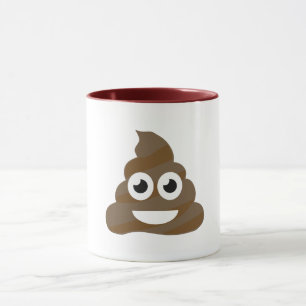 Taza Graciosa Emoji de caca